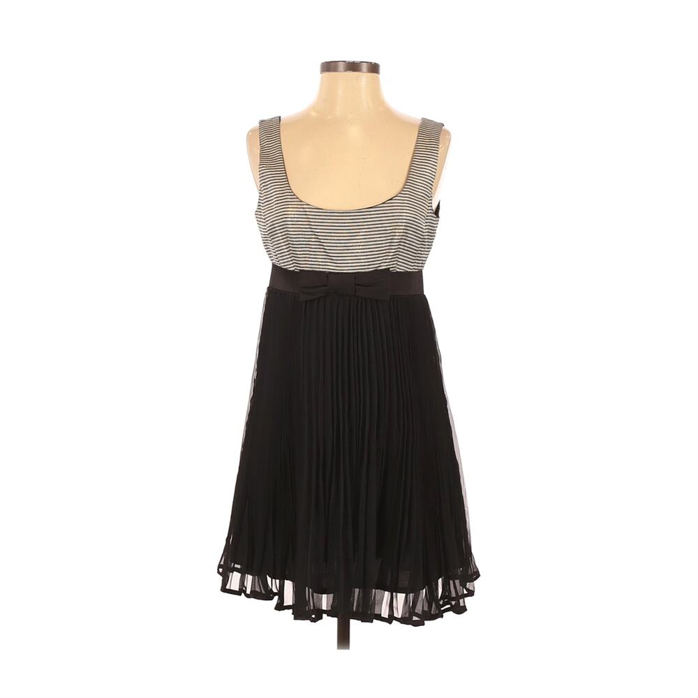 NANETTE LEPORE Sleeveless Pleated Skirt High Waist Mini Dress Women's Size 6 Y2K